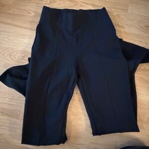 Abercrombie & Fitch Black Stretch Slit pants